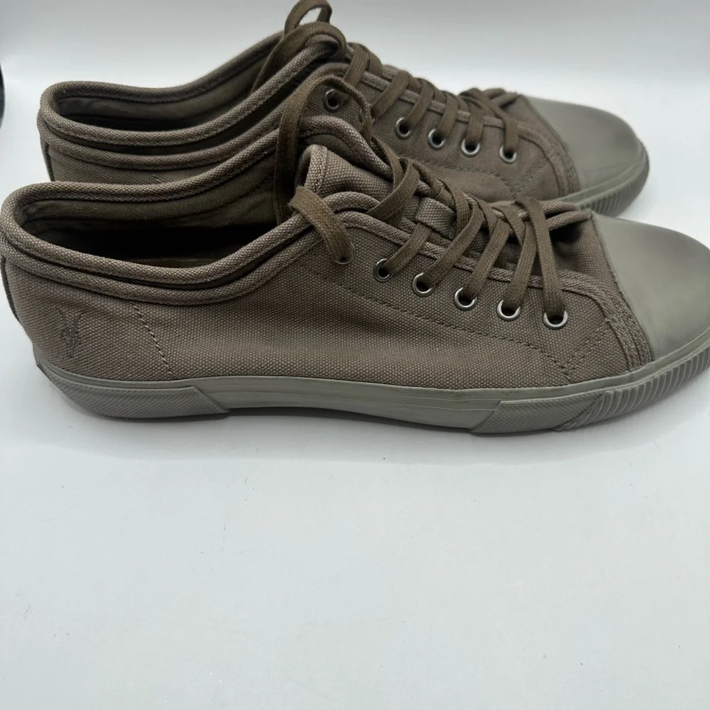 All Saints Men’s Size 12‎ / 45 Taupe RIGG HIGH Lowtop Sneakers